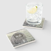 モークマグ海岸 ストーンコースター (横)