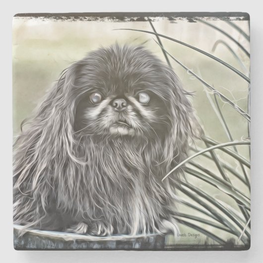 モークマグ海岸 ストーンコースター (正面)