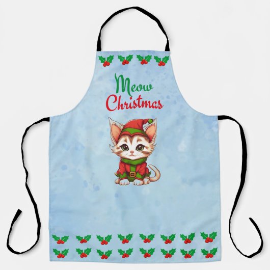 モークリスマス エプロン (正面)