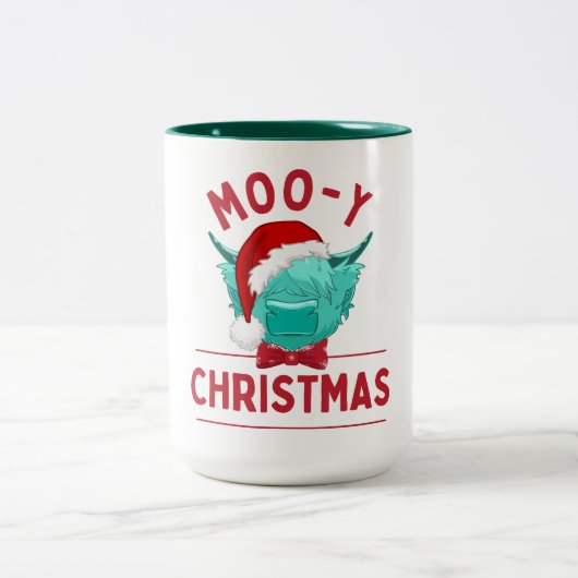 モークリスマス ツートーンマグカップ (中央)
