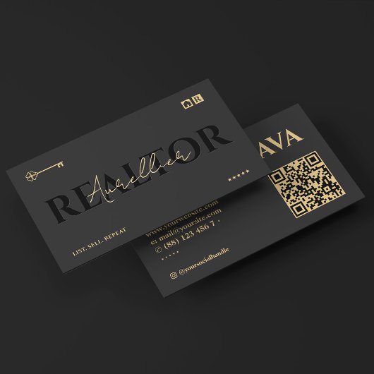 モーゲージエレガントブローカー不動産仲介業者鍵スクリプトRealty 名刺