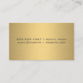 モーゲージスカイスクレーパー建物アイコン 名刺 (裏面)