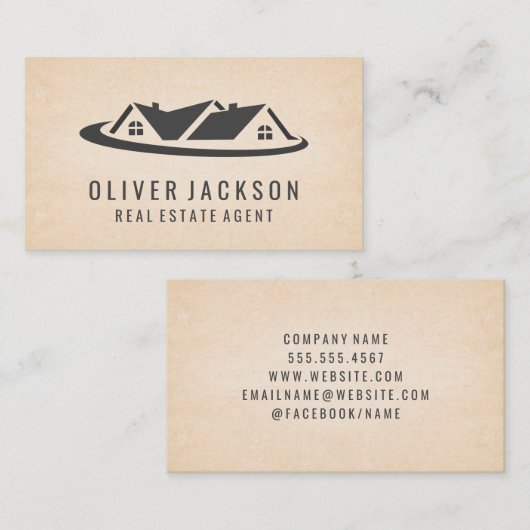 モーゲージ実在ハウスエステート 名刺 (正面/裏面)