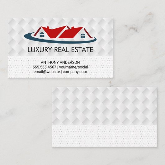 モーゲージ実在ハウスエステート 名刺 (正面/裏面)