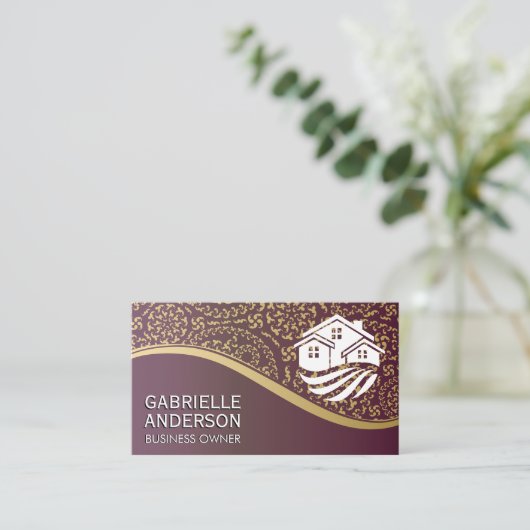 モーゲージ実在ハウスエステート 名刺 (スタンド正面)