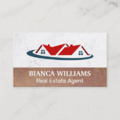 モーゲージ実在ハウスエステート |大理石 名刺 (正面)