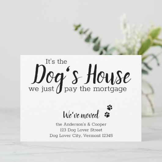 モーゲージ犬を移動して支払う犬の家 案内状 (スタンド正面)