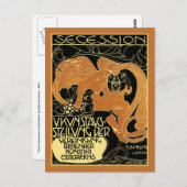 モーザーアートポストカード:ウィーン分離芸術展 ポストカード (正面/裏面)