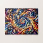 モーショカラフルン抽象芸術アート ジグソーパズル (横)