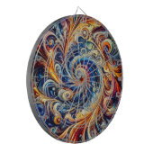 モーショカラフルン抽象芸術アート ダーツボード (正面左)