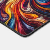 モーショカラフルン抽象芸術アート デスクマット (コーナー)