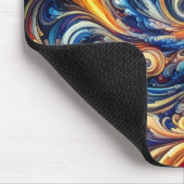 モーショカラフルン抽象芸術アート マウスパッド (コーナー)