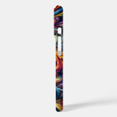 モーショカラフルン抽象芸術アート Case-Mate iPhoneケース (裏面 / 左)