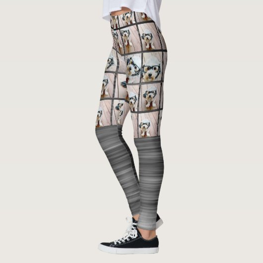 モーショファンキーンと9フォトコラージュ – カラーを編集できる レギンス (左)