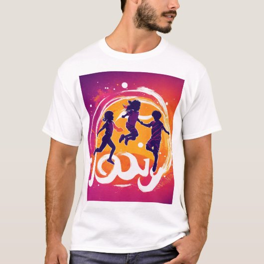 モーションと幸福のお祝い – ジョイフィルム Tシャツ (正面)