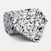 モーションのタイで白黒 ネクタイ (ロール)