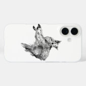 モーションの中の美しさ – シルケンウィンドハウンド Case-Mate iPhoneケース (裏面 (横))