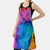 [モーションの色]:抽象デザイン エプロン (インサイチュ)