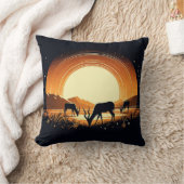 モーションアンテロープの静インスパイアかさ クッション (ブランケット)