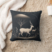 モーションアンテロープの静インスパイアかさ クッション (ブランケット)