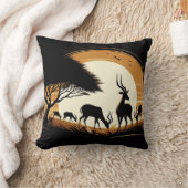 モーションアンテロープの静インスパイアかさ クッション (ブランケット)