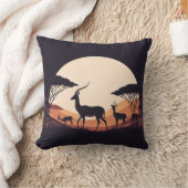 モーションアンテロープの静インスパイアかさ クッション (ブランケット)