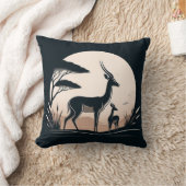 モーションアンテロープの静インスパイアかさ クッション (ブランケット)