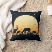 モーションアンテロープの静インスパイアかさ クッション (ブランケット)