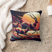 モーションアンテロープの静インスパイアかさ クッション (ブランケット)