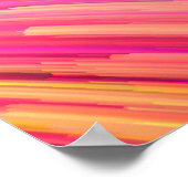 モーションシリーズのカラー抽象デザイン ポスター (角)