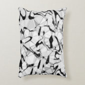 モーショントランスクッションの白黒 アクセントクッション (正面(垂直))