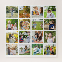モーションメモリ：カスタマイズ可能な16枚のフォトコラージュ ジグソーパズル