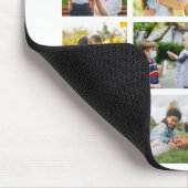 モーションメモリ：カスタマイズ可能な16枚のフォトコラージュ マウスパッド (コーナー)