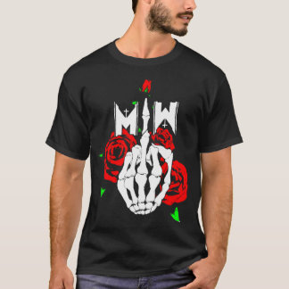 モーションレス・イン・ホワイト 薔薇の手 ゴシックメタル グラフィック Tシャツ
