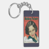 モーション写真1931年2月グロリアスワンソンカバー キーホルダー (正面左)