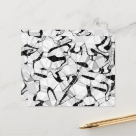 モーション紙シートの白黒