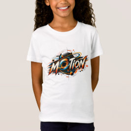 モーション - ダイナミック幾何学抽象デザイン Tシャツ