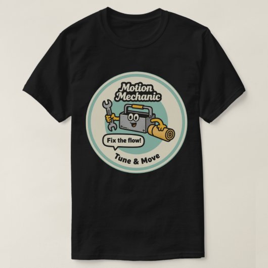 モーション メカニック チューン&ムーブ Tシャツ (デザイン正面)
