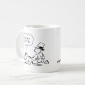 モースは歩き回る"甘いイエス"マグカップ コーヒーマグカップ (正面左)