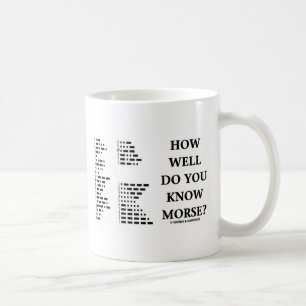 モースを知ってるのか?(Intl Morseコード) コーヒーマグカップ