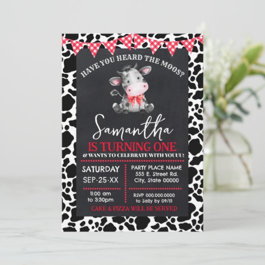 モースカウファーム誕生日 招待状 (スタンド正面)