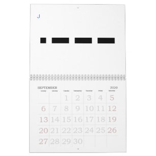 モースコード24か月文字 カレンダー