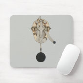 モースコードCW鍵マウスパッド マウスパッド (マウス)