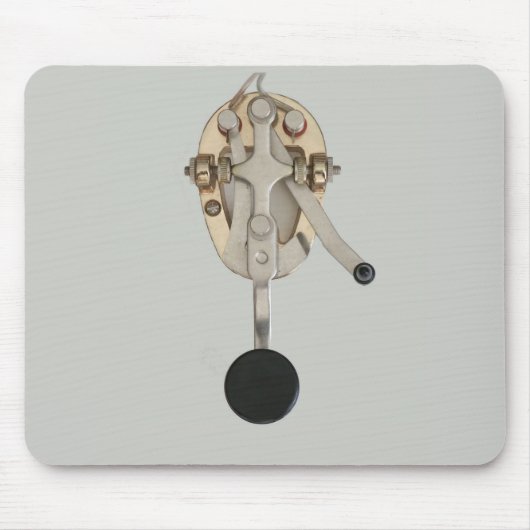 モースコードCW鍵マウスパッド マウスパッド (正面)