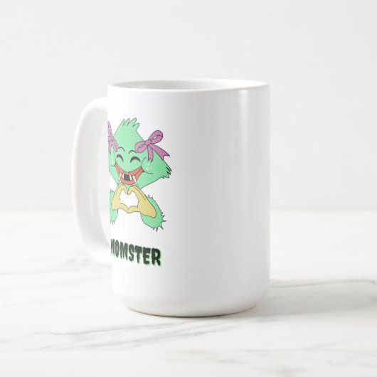 モースターカスタムハロウィーンクラシックマグ コーヒーマグカップ (正面左)