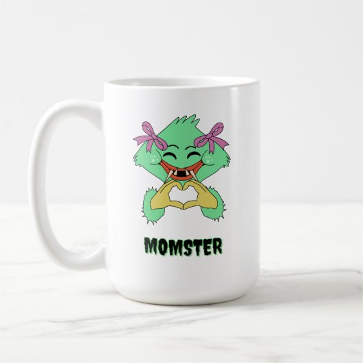 モースターカスタムハロウィーンクラシックマグ コーヒーマグカップ (左)