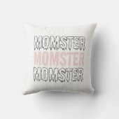 モースターピンクハロウィンカワイイ&不気味カワイイ クッション (裏面)