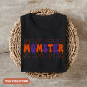 モースター・ハロウィン・マッチングファミリー・ウィメンズ Tシャツ