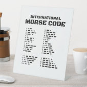 モース国際的コード 台座サイン (インサイチュ)