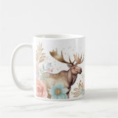 モース威厳のあるとフローラアクセント コーヒーマグカップ (左)